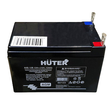 Аккумуляторная батарея Huter 12В 12Ач (64/1/23)