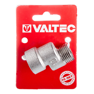 Эксцентрик Valtec 1/2 ВР(г) х 1/2 НР(ш) х 10 мм латунный (VTr.094.N.04010)