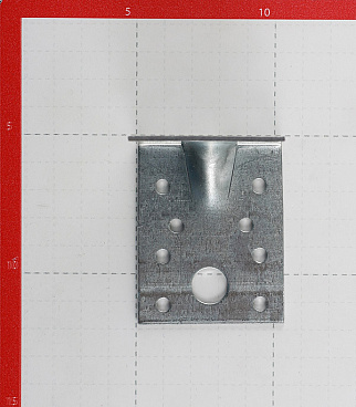 Уголок крепежный усиленный оцинкованный 70х70х55х2 мм