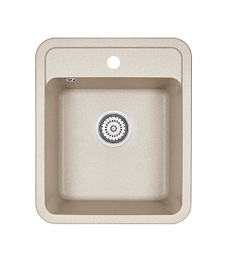 Мойка для кухни Granula Standard 50х42х19 см врезная кварц бежевая
