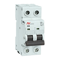 Выключатель нагрузки EKF Averes AVN 2P 63А 230 В на DIN-рейку (avn-2-63-av)
