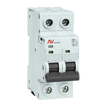 Выключатель нагрузки EKF Averes AVN 2P 63А 230 В на DIN-рейку (avn-2-63-av)