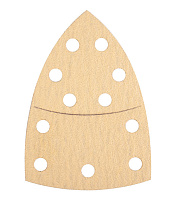 Лист шлифовальный Abraforce 150х102 мм P60 на липучку бумажная основа (5 шт.)