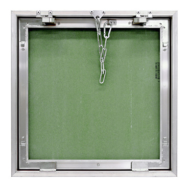 Люк ревизионный под плитку Практика Контур алюминиевый 400х400 мм скрытый нажимной