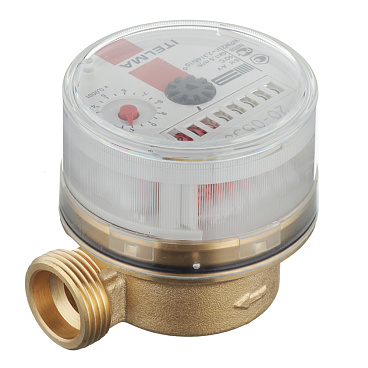 Счетчик для горячей воды Itelma WFW20 DN15 80 мм без сгонов