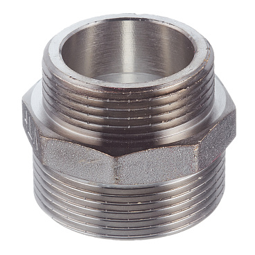 Ниппель переходной Valtec 1 1/2 НР(ш) х 1 1/4 НР(ш) латунный (VTr.580.N.0807)