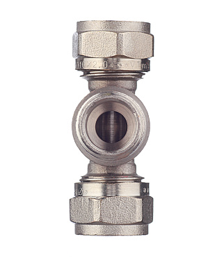 Тройник VALTEC (VTm.333.N.160416) 16 обж(ц) х 1/2 НР(ш) х 16 обж(ц)