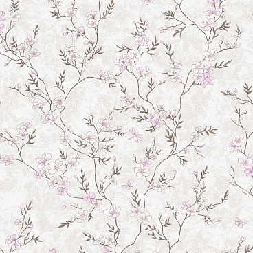 Обои бумажные Саратовские обои Виолетта Д1015-02 (0,53х10,05 м)