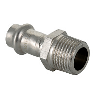 Соединитель Valtec (VTi.901.I.001805) 18 мм х 3/4 НР(ш) нержавеющая сталь