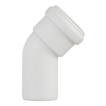 Отвод Ostendorf SKB d58 мм 45° пластиковый бесшумный для внутренней канализации (332120)