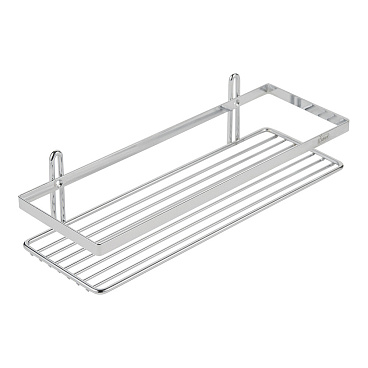 Полка для ванной Lider Drop 330х110х80 мм металл хром (4260)