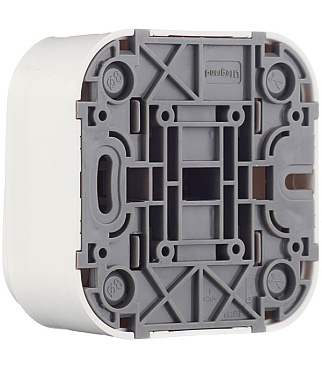 Выключатель Legrand Quteo двухклавишный накладной белый (782202)