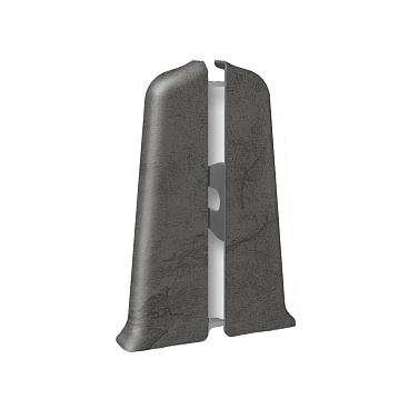 Заглушка торцевая Идеал Деконика 70 мм лофт серый левая-правая Г-профиль (2 шт.)