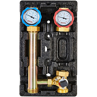 Насосная группа Rommer 1 ВР(г) х 1 1/2 НР(ш) с трехходовым приводным смесителем без насоса (RDG-1003-002501)