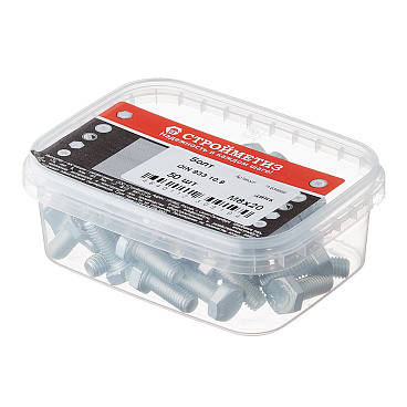 Болт оцинкованный M8x20 мм DIN 933 10,9 (50 шт.)