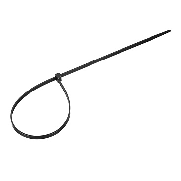 Стяжка кабельная Европартнер 370х4,8 мм нейлонoвая черная (100 шт.)