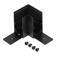 Коннектор для магнитного шинопровода L-образный Эра Nova черный (Б0054787/3051)