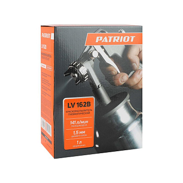 Краскопульт пневматический Patriot LV 162В 1/4 1 л (830901010)