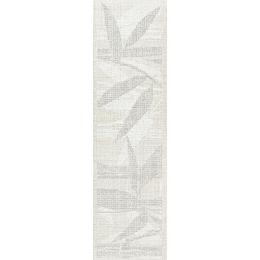 Плитка бордюр Kerama Marazzi Тессуто бамбук серая 250x77x8 мм
