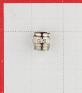 Ниппель Valtec 3/4 НР(ш) х 3/4 НР(ш) латунный (VTr.582.N.0005)