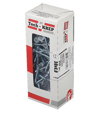 Саморезы универсальные 30x4,0 мм оцинкованные (200 шт.)