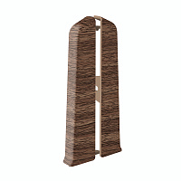 Заглушка торцевая Деконика 100 мм орех левая-правая Г-профиль (2 шт.)