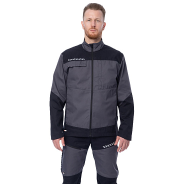 Куртка рабочая Brodeks KS234 60-62 рост 182-188 см серо-черная