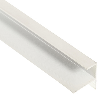 F-профиль алюминиевый 3 м 1 мм белый RAL 9010