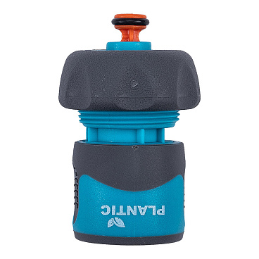 Коннектор 3/4 для шланга Plantic Light полипропиленовый с аквастопом (39368-01)