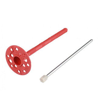 Дюбель для теплоизоляции Tech-Krep 10х160 мм металлический гвоздь с термоголовкой (250 шт.)