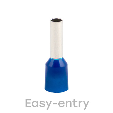 Наконечник штыревой втулочный изолированный EKF PROxima НШВИ 8 мм х 2,5 кв. мм (50 шт.)