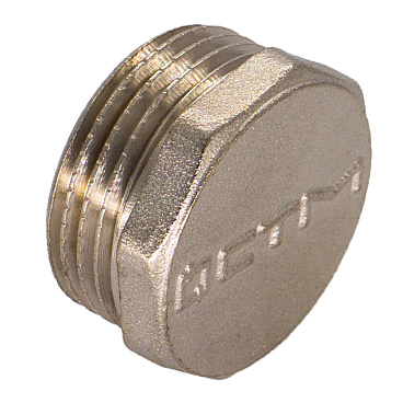 Заглушка 1 1/4 НР(ш) латунная