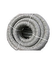 Труба дренажная гофрированная ДГТ-ПНД d160 мм SN4 с перфорацией в фильтре бухта 50 м