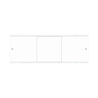 Экран для ванны Метакам Bravo ПВХ 148х52 см белый раздвижной (ЭПS_012169)