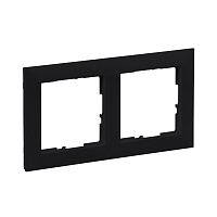 Рамка Legrand Suno двухместная антрацит (721522)