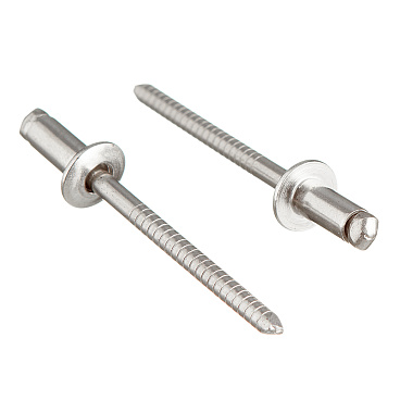 Заклепка вытяжная 4,0x8 мм нержавеющая сталь/нержавеющая сталь (100 шт.)