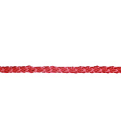 Шнур вязаный полипропиленовый 8 прядей красный d3 мм