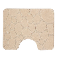 Коврик для туалета бежевый 50х60 см Fora Stone Natural (FOR-PP-STN50-60NAT)