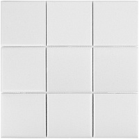 Мозаика Starmosaic Homework белая керамическая 300х300х6 мм матовая