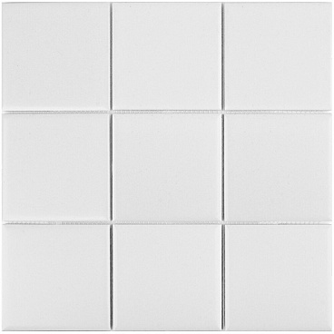 Мозаика Starmosaic Homework белая керамическая 300х300х6 мм матовая