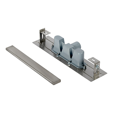 Лоток душевой АНИ пласт Мол с комбинированным затвором 62х450 мм d50 мм цельнометаллический (TLZ2045)