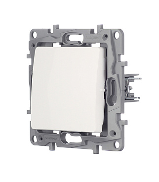 Переключатель Legrand Etika одноклавишный встраиваемый белый (672205)