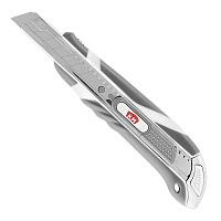 Нож строительный КМ 18 мм с сегментированным лезвием с функцией пружинного лезвия