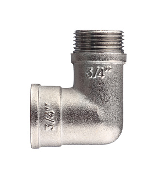 Угол Valtec 3/4 ВР(г) х 3/4 НР(ш) латунный (VTr.092.N.0005)
