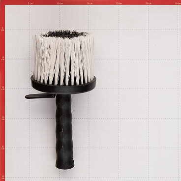 Кисть круглая искусственная щетина пластиковая ручка Matrix d110 мм для эмалей и лаков на водной основе