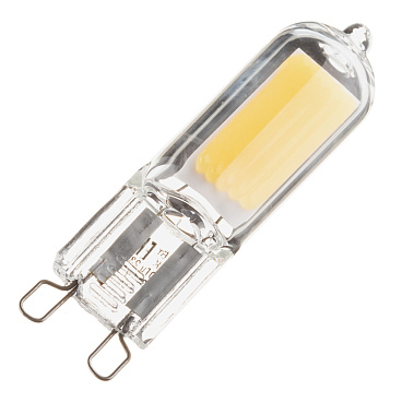 Лампа светодиодная Navigator G9 3 Вт 3000К теплый свет 220 В капсула заостренная (614892/61489)