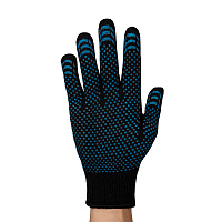 Перчатки шерстяные с ПВХ покрытием утепленные ЛЭВ черные 10 (L)