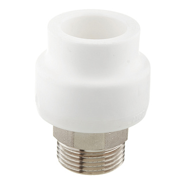 Муфта полипропиленовая Valtec 32 мм х 1 НР(ш) под ключ (VTp.707.0.03206)