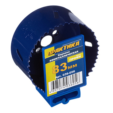Коронка биметаллическая Практика (036-056) универсальная d83 мм