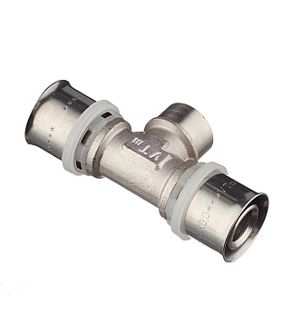 Тройник VALTEC (VTm.232.N.260426) 26(пресс) х 1/2 ВР(г) х 26(пресс)